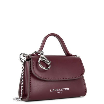 mini porte-monnaie - suave even #couleur_pourpre