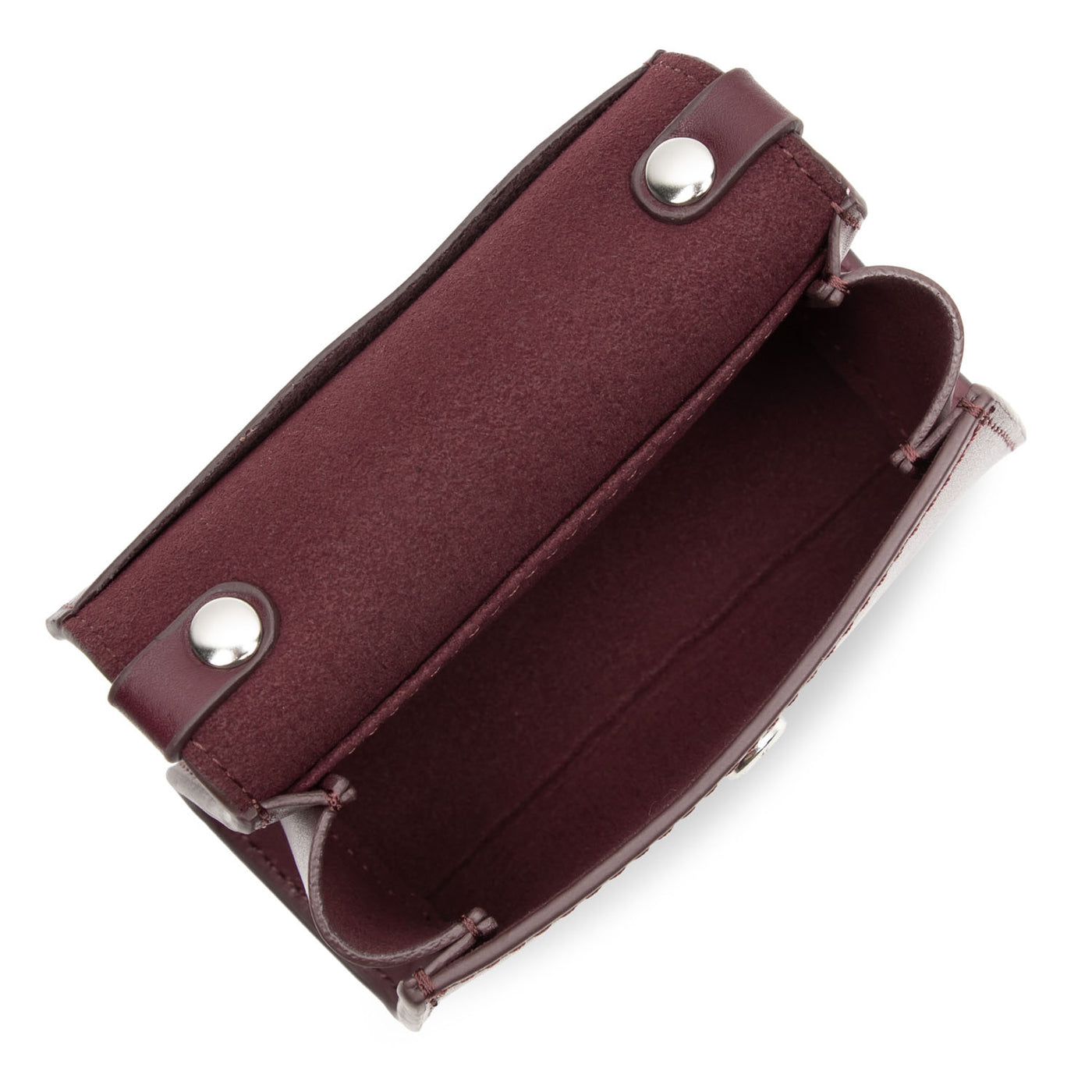 mini porte-monnaie - suave even #couleur_pourpre
