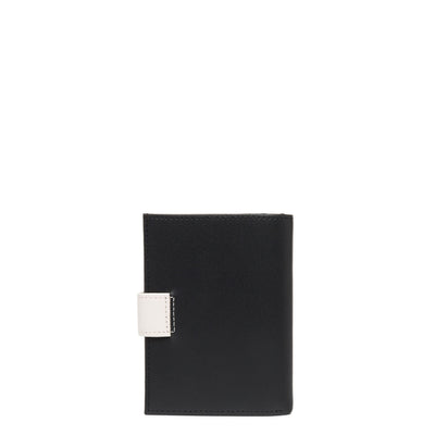 portefeuille - smooth #couleur_noir-ecru-galet-ros