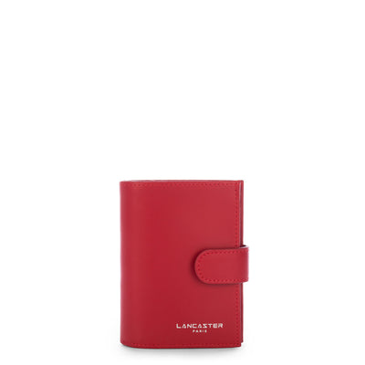 portefeuille - smooth #couleur_rouge