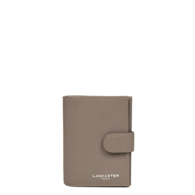 portefeuille - smooth #couleur_taupe