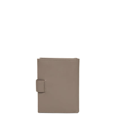 portefeuille - smooth #couleur_taupe