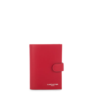 portefeuille - smooth #couleur_rouge