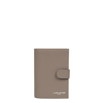 portefeuille - smooth #couleur_taupe