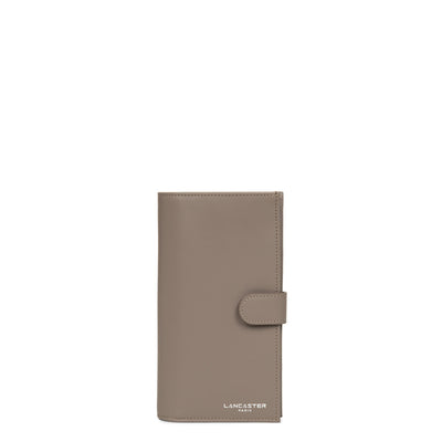 porte-chéquier - smooth #couleur_taupe