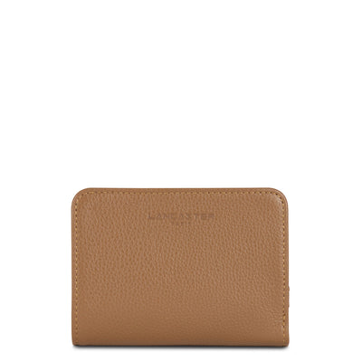 portefeuille dos à dos - foulonne pm #couleur_camel