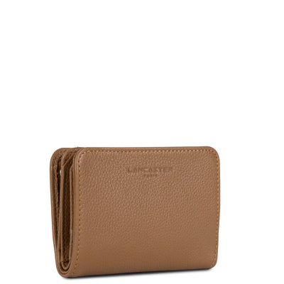 portefeuille dos à dos - foulonne pm #couleur_camel
