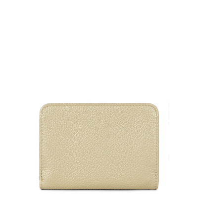 portefeuille dos à dos - foulonne pm #couleur_champagne
