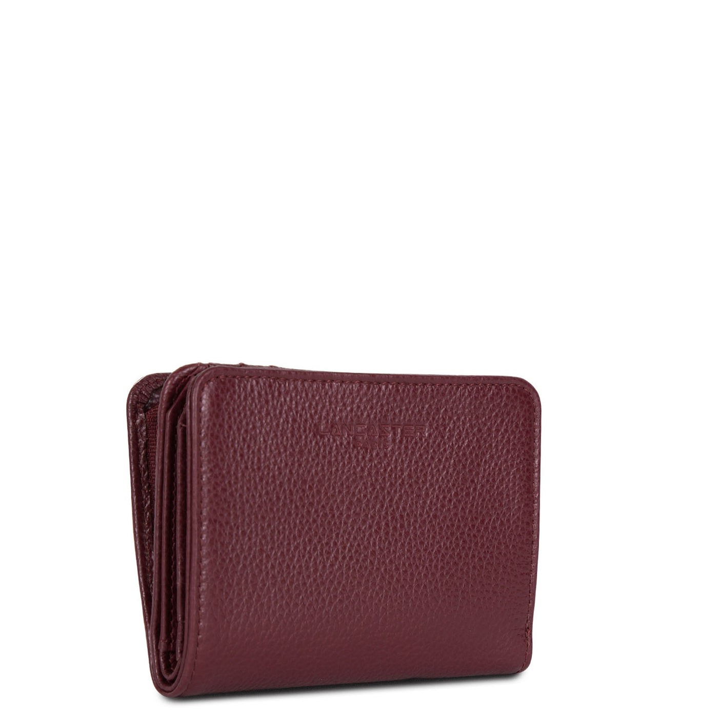 portefeuille dos à dos - foulonne pm #couleur_pourpre