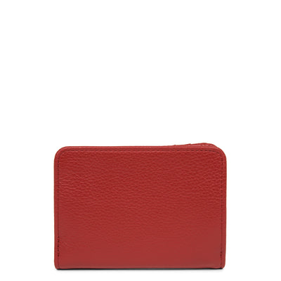 portefeuille dos à dos - foulonne pm #couleur_rouge