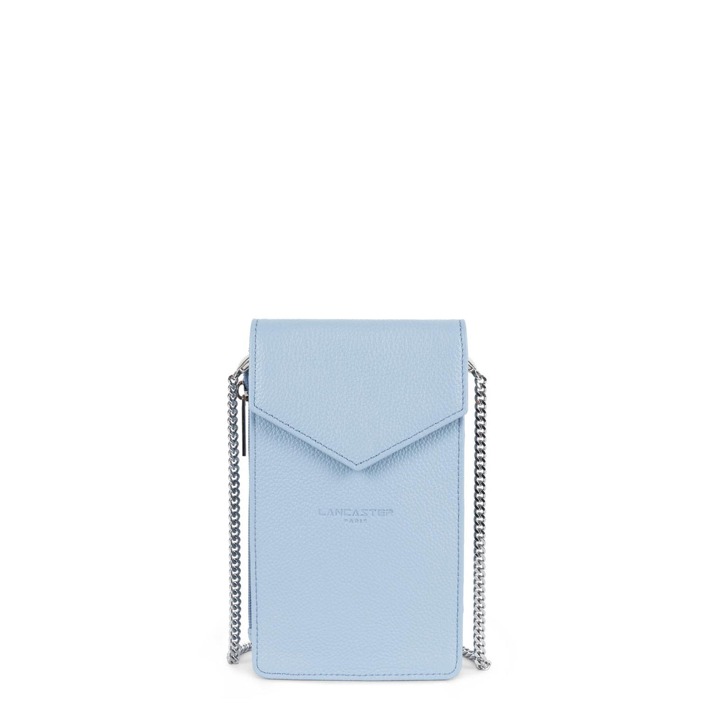 pochette smartphone - foulonné pm #couleur_bleu-ciel