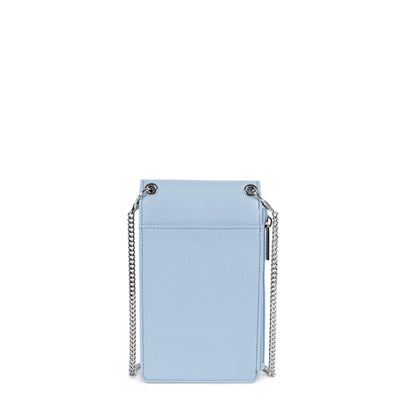 pochette smartphone - foulonné pm #couleur_bleu-ciel