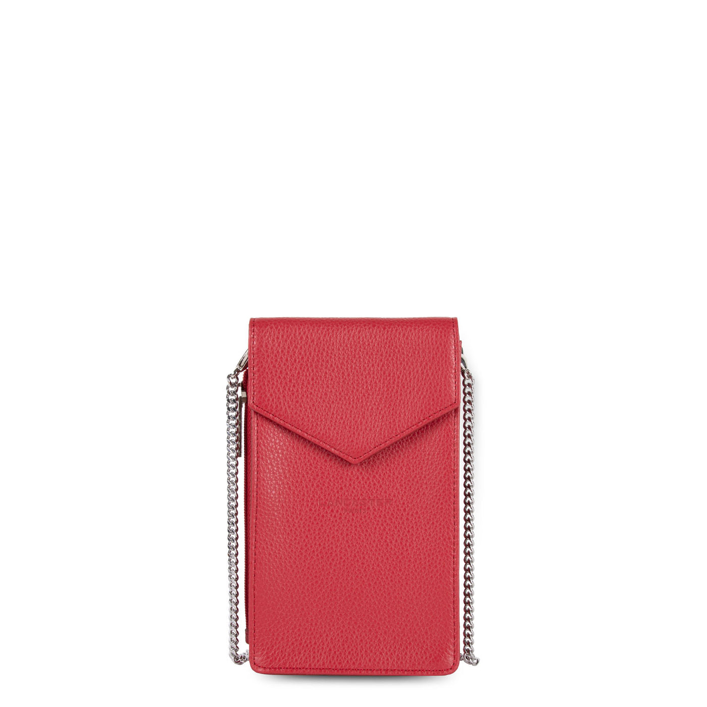 pochette smartphone - foulonné pm #couleur_rouge