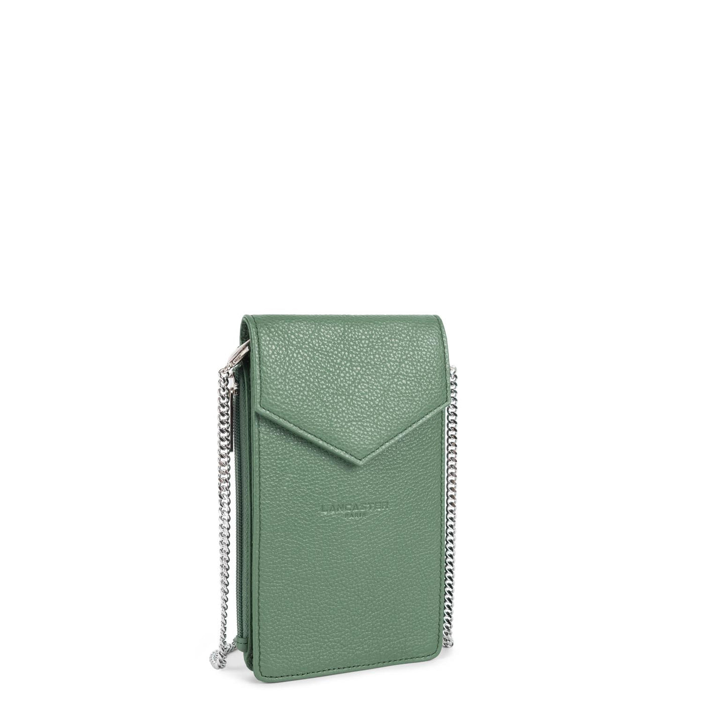 pochette smartphone - foulonné pm #couleur_vert-fort
