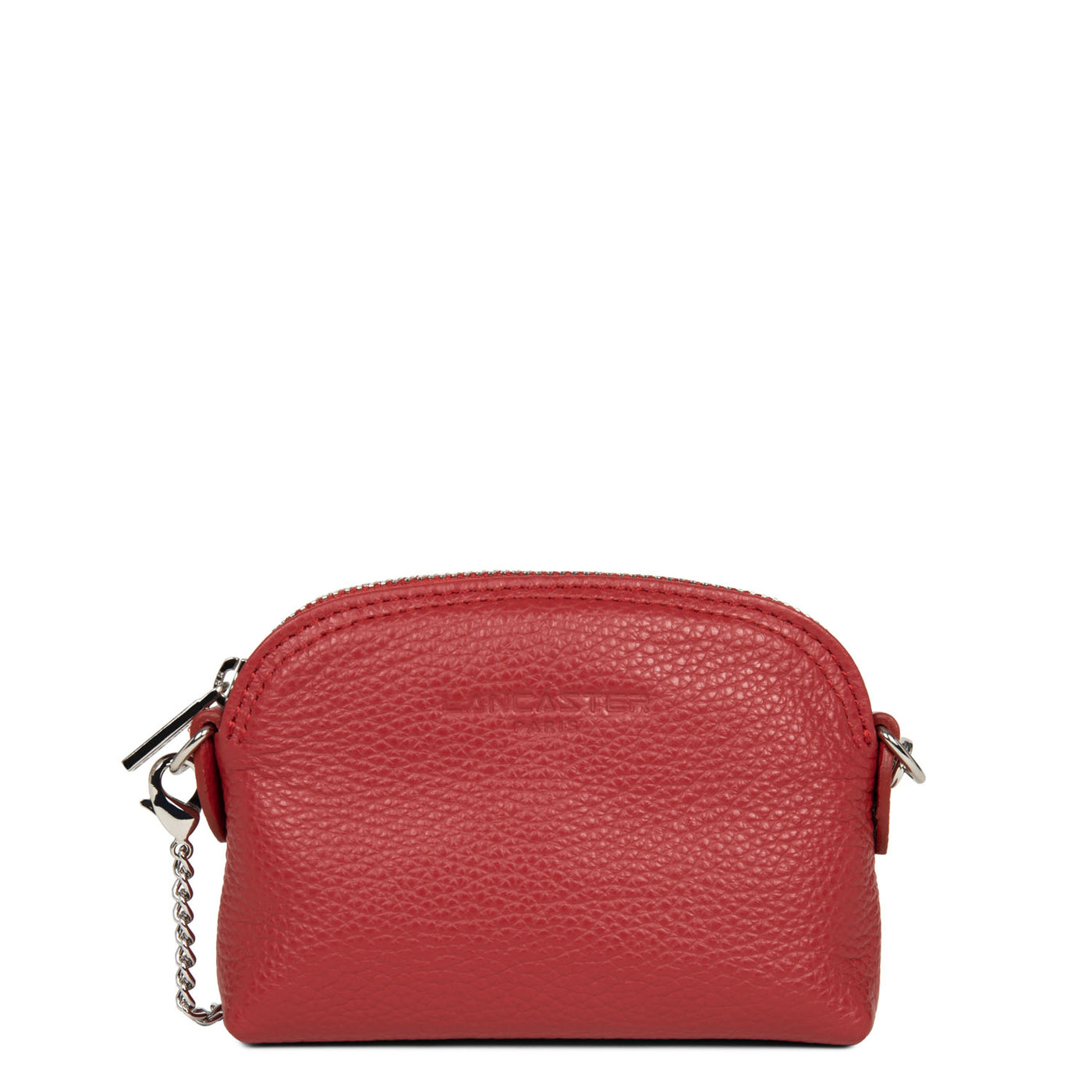 petit porte-monnaie - foulonné pm #couleur_rouge
