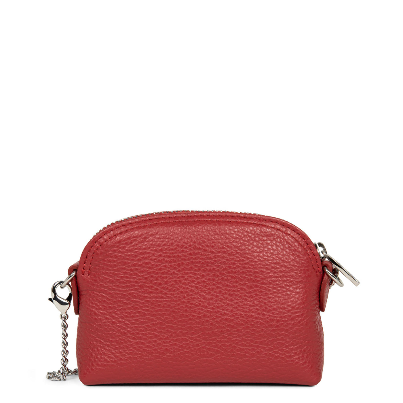 petit porte-monnaie - foulonné pm #couleur_rouge