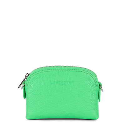 petit porte-monnaie - foulonné pm #couleur_vert-colo