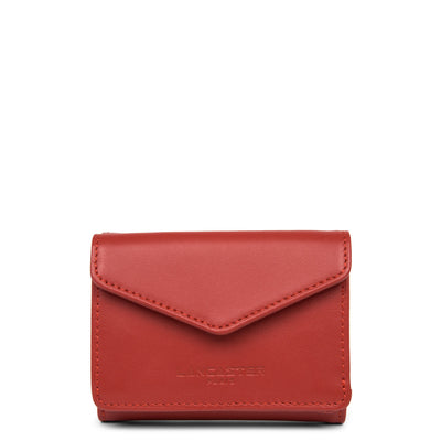 portefeuille dos à dos - parisienne pm #couleur_rouge