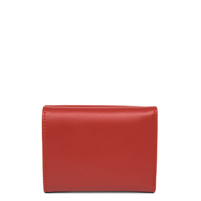 portefeuille dos à dos - parisienne pm #couleur_rouge