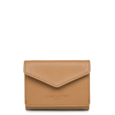 portefeuille dos à dos - parisienne pm #couleur_sable
