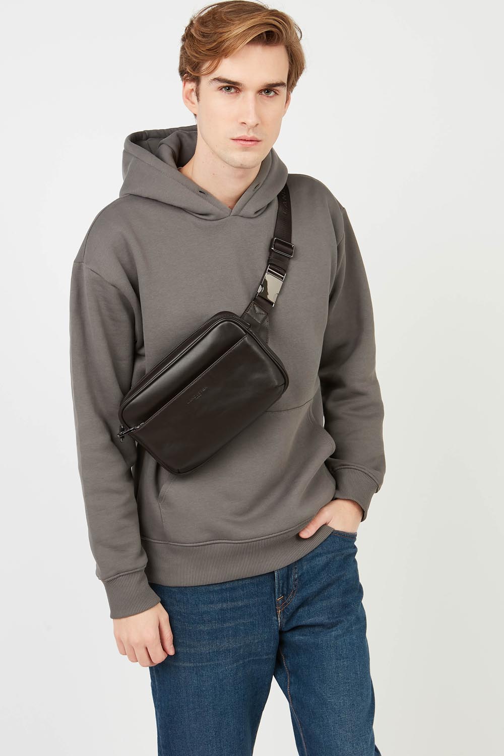 grand sac porté ceinture - capital #couleur_marron