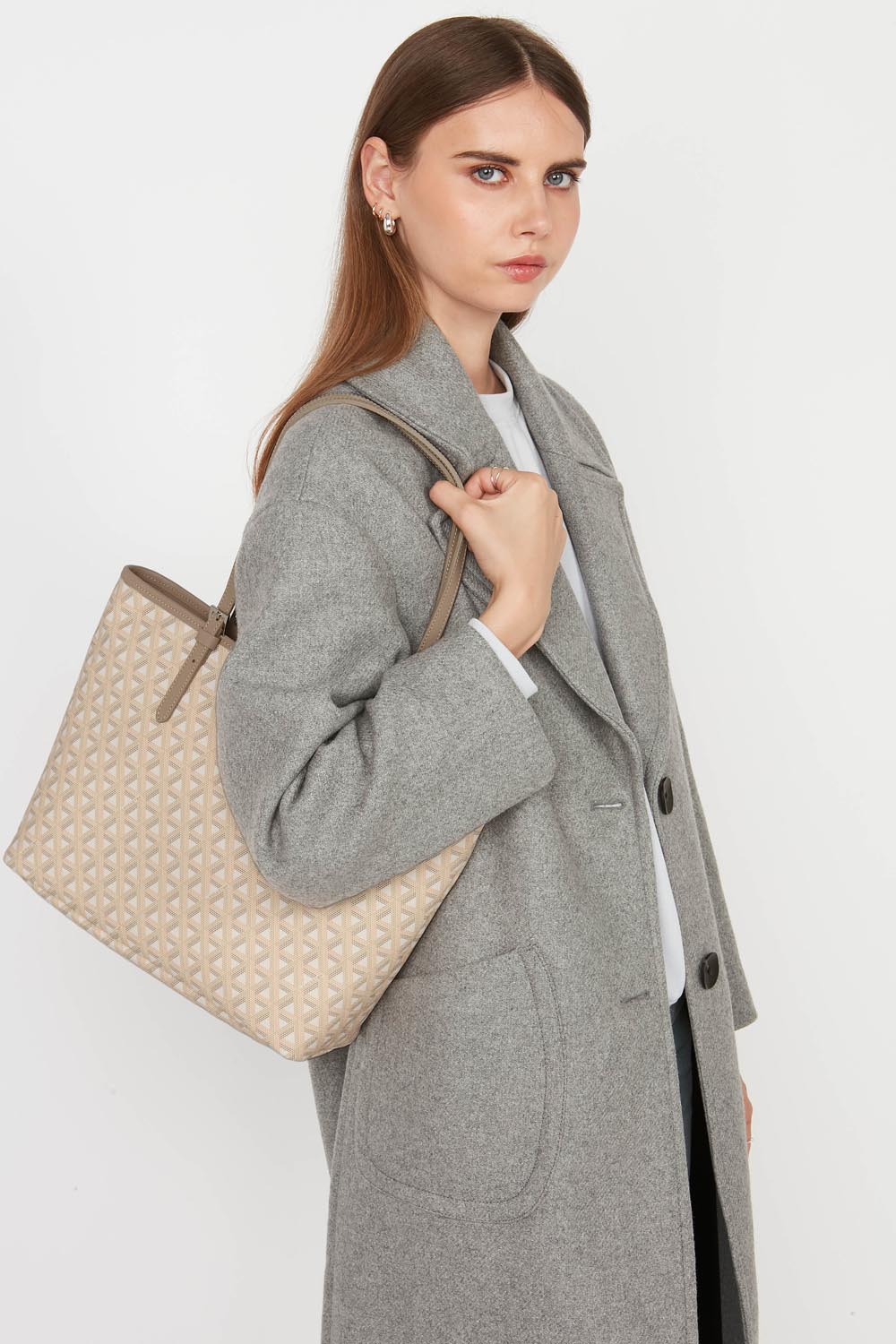 sac cabas épaule - ikon #couleur_beige