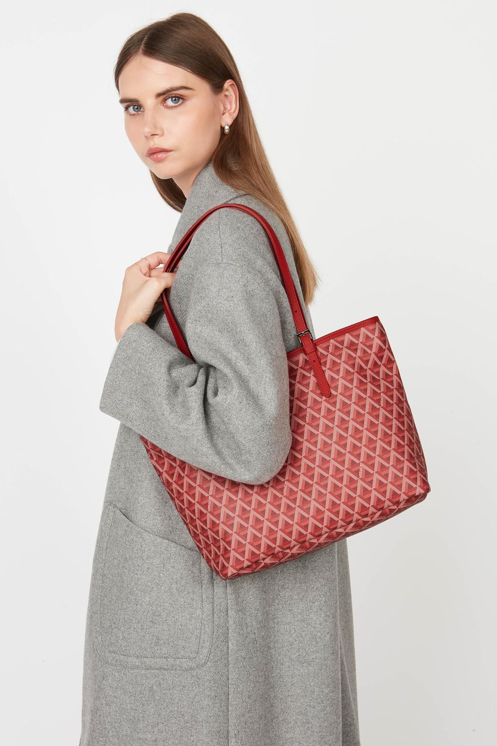 sac cabas épaule - ikon #couleur_carmin