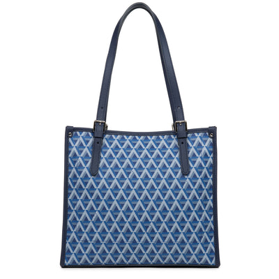 petit sac cabas épaule - ikon #couleur_bleu-lectrique