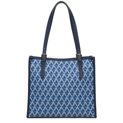 petit sac cabas épaule - ikon #couleur_bleu-lectrique