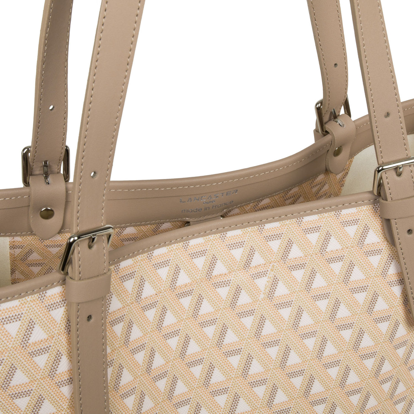 grand sac cabas épaule - ikon #couleur_beige