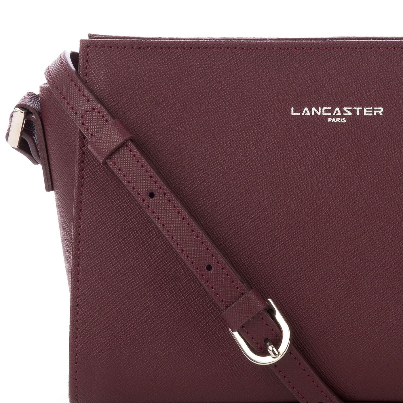 sac trotteur - saffiano intemporel #couleur_bordeaux