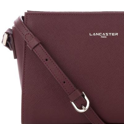 sac trotteur - saffiano intemporel #couleur_bordeaux