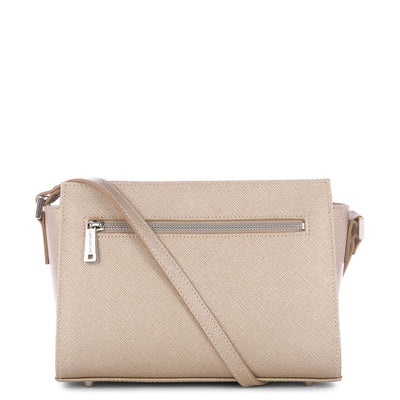 sac trotteur - saffiano intemporel #couleur_champagne