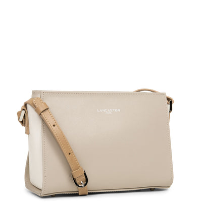 sac trotteur - saffiano intemporel #couleur_galet-ros-cru-nude