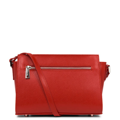 sac trotteur - saffiano intemporel #couleur_rouge