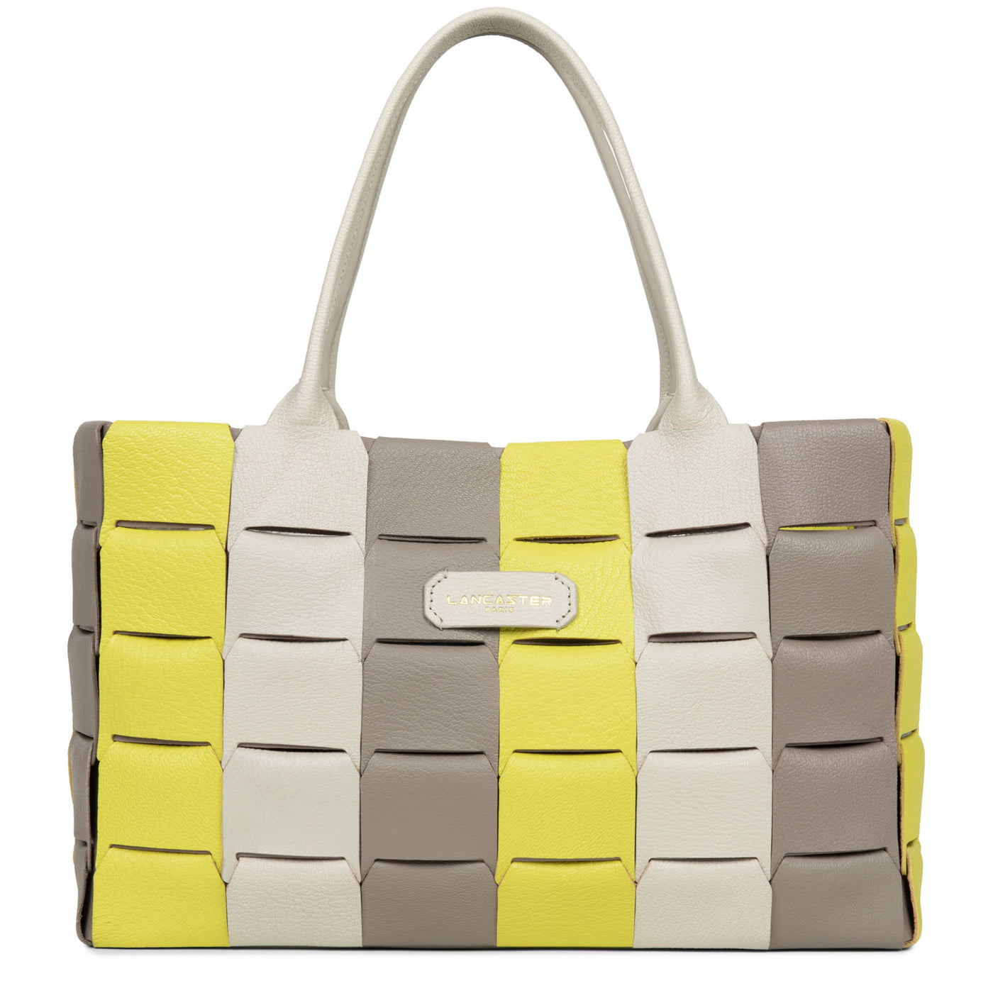 sac cabas main - studio enlacé #couleur_beton-multi
