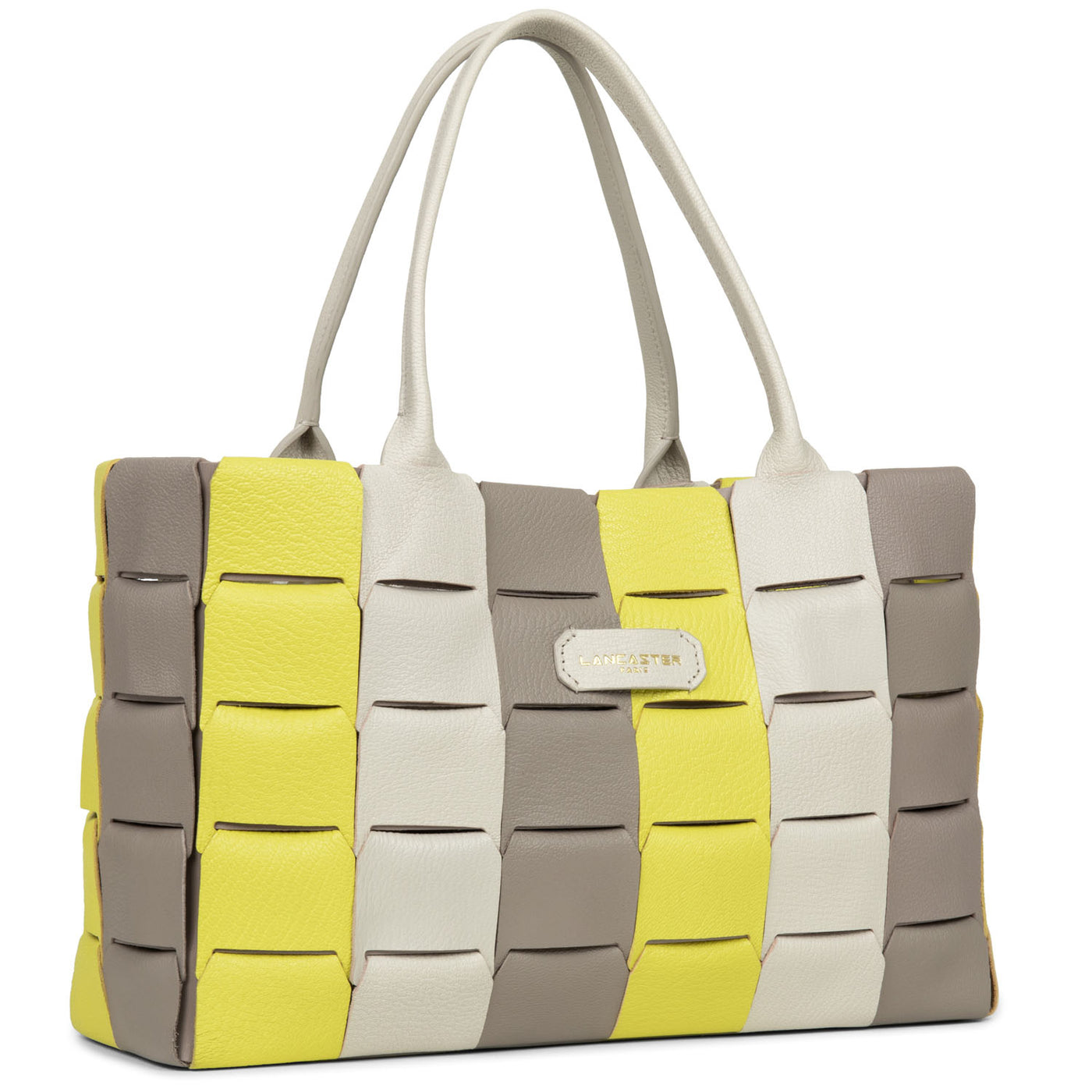 sac cabas main - studio enlacé #couleur_beton-multi