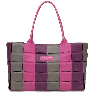 sac cabas main - studio enlacé #couleur_fuxia-multi