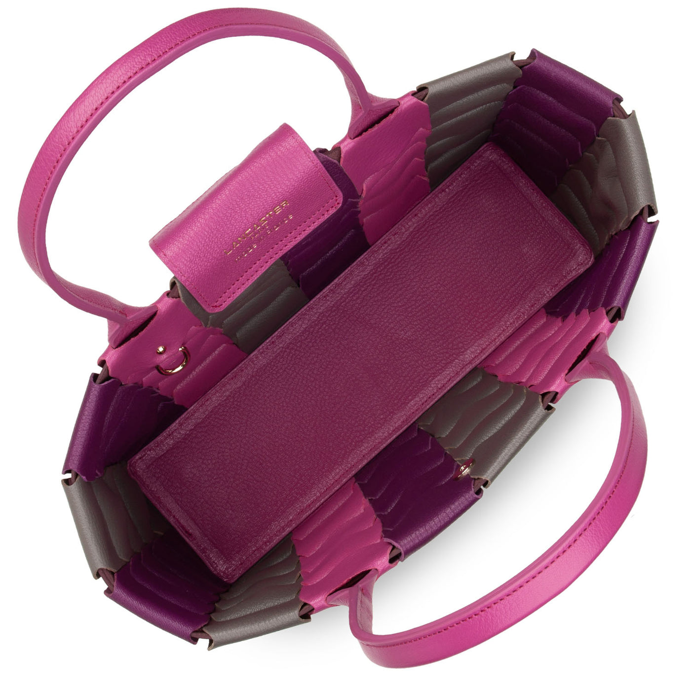 sac cabas main - studio enlacé #couleur_fuxia-multi