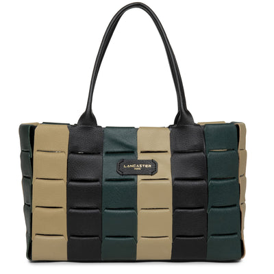 sac cabas main - studio enlacé #couleur_militaire