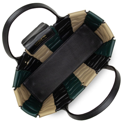 sac cabas main - studio enlacé #couleur_militaire