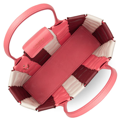 sac cabas main - studio enlacé #couleur_rose-multi