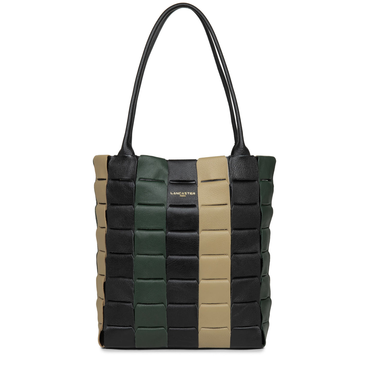sac cabas épaule - studio enlacé #couleur_militaire