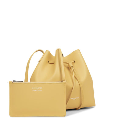 grand sac bourse - pur & element city #couleur_ocre-in-champagne