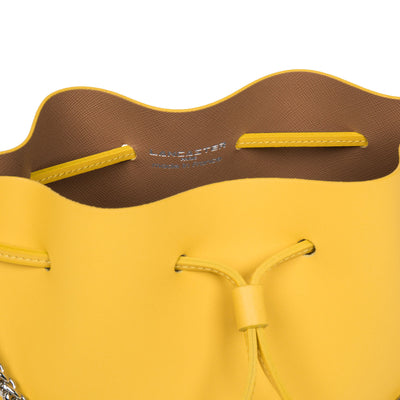 petit sac bourse - pur & element city #couleur_jaune-in-camel