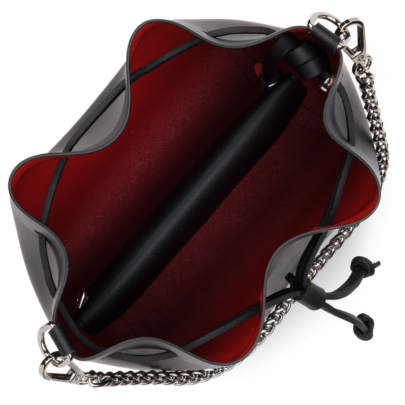petit sac bourse - pur & element city #couleur_noir-in-rouge