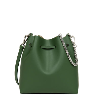 petit sac bourse - pur & element city #couleur_vert-pin-in-champagne