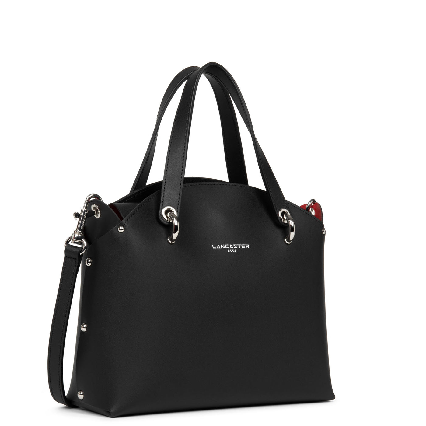 sac à main - city flore #couleur_noir-in-rouge