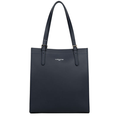 sac cabas épaule - pur & element city #couleur_bleu-fonc-in-argent