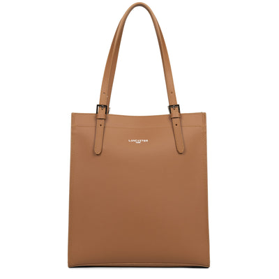 sac cabas épaule - pur & element city #couleur_camel-in-champagne